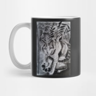 Prowling cat Mug